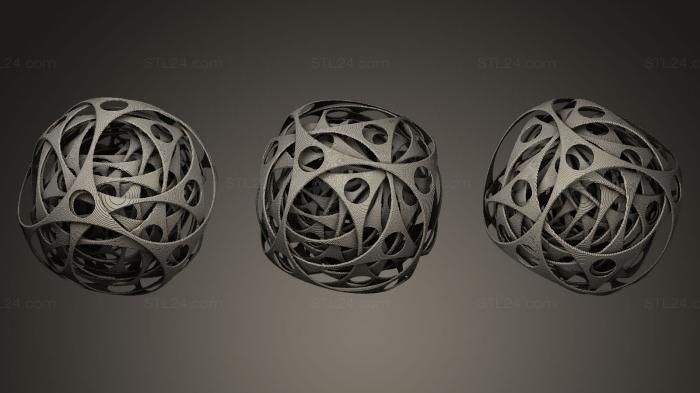 Geometric shapes (Gyro Ball, SHPGM_0035) 3D models for cnc